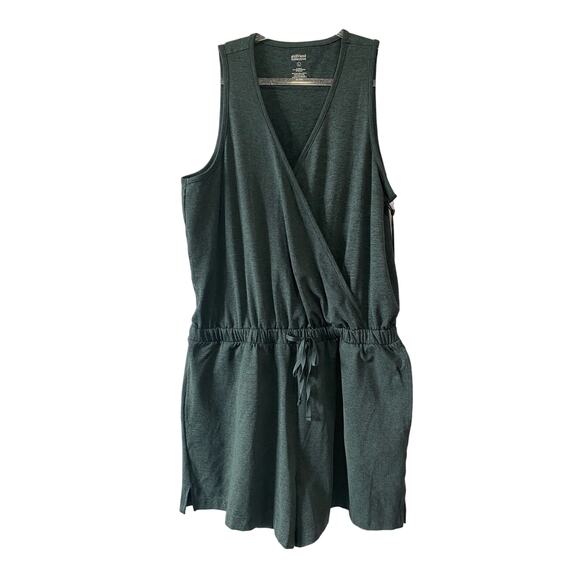 Girfriend Collective  Green Short Romper Size Large NWT - Picture 1 of 10